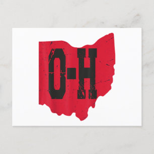 Cartes Pour Fêtes Annuelles I Love My Ohio Home Script Ohio Buckeye State