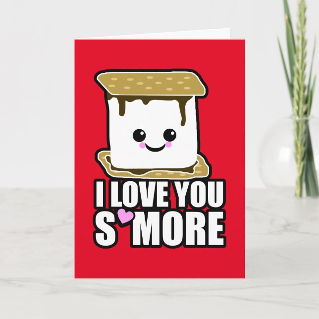 Cartes Pour Fêtes Annuelles I Love You'more Saint Valentin (Devant)