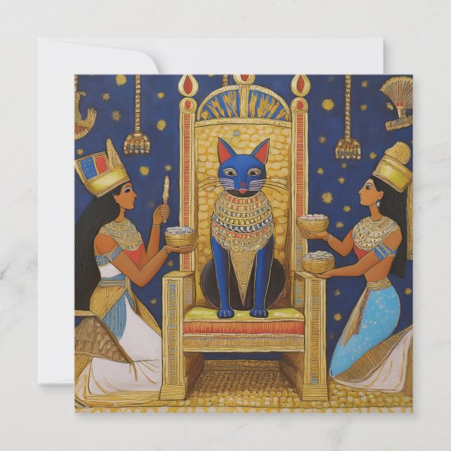 Cartes Pour Fêtes Annuelles IA-Cat (Devant)
