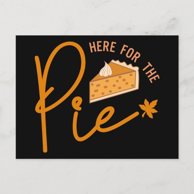 Cartes Pour Fêtes Annuelles Ici Pour Le Pie (Devant)