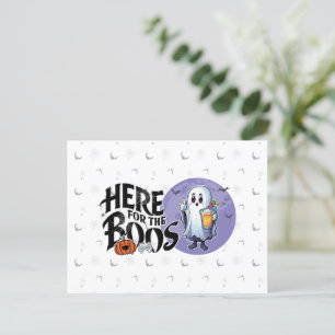 Cartes Pour Fêtes Annuelles Ici pour les Boos Boire et obtenir votre Spook