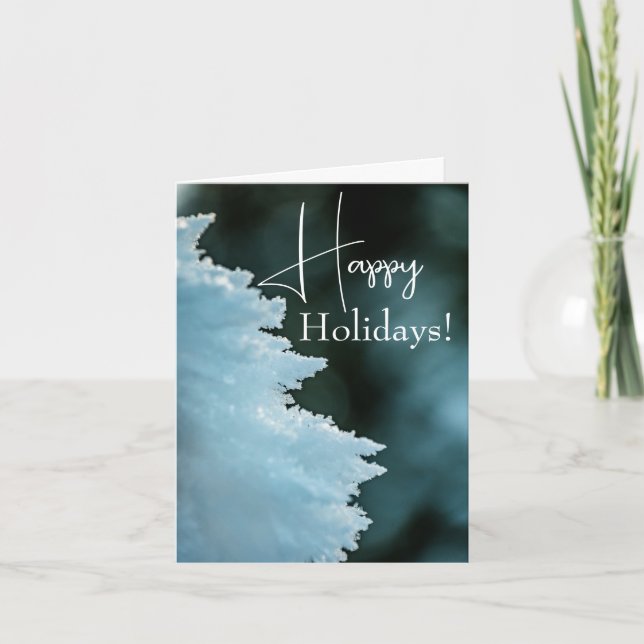 Cartes Pour Fêtes Annuelles Icicles gelés (Devant)