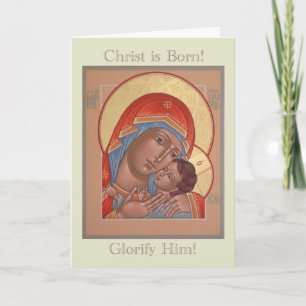 Cartes Pour Fêtes Annuelles Icon Christmas Card