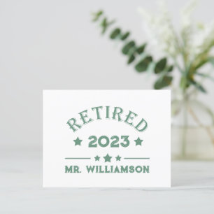 Cartes Pour Fêtes Annuelles Idée cadeau de retraite personnalisée