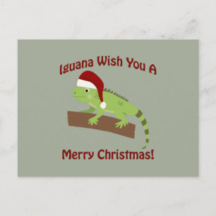 Cartes Pour Fêtes Annuelles Iguana Vous Souhaite Un Joyeux Noël