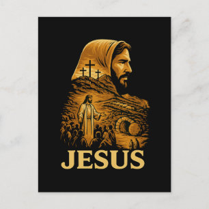 Cartes Pour Fêtes Annuelles Il est ressuscité Jésus chrétien Joyeux Pâques