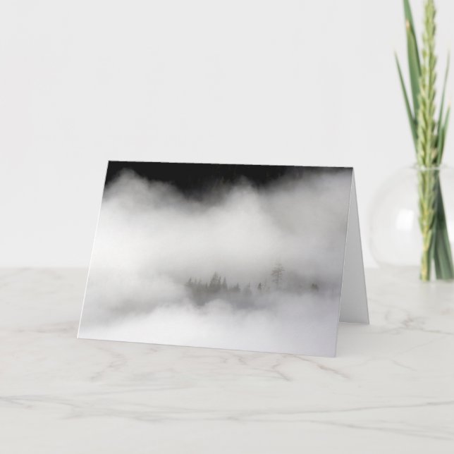 Cartes Pour Fêtes Annuelles Il est tombé à midi clair: BROUILLARD! (Devant)