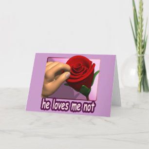 Cartes Pour Fêtes Annuelles Il Ne M'Aime Pas