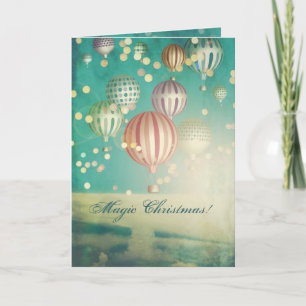 Cartes Pour Fêtes Annuelles Il y a salutation magique de Noël