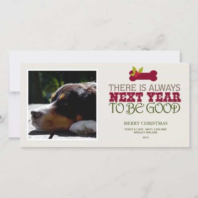Cartes Pour Fêtes Annuelles Il y a toujours l'année prochaine d'être bon - (Devant)