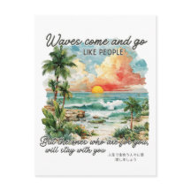 Île tropicale d'été motivante