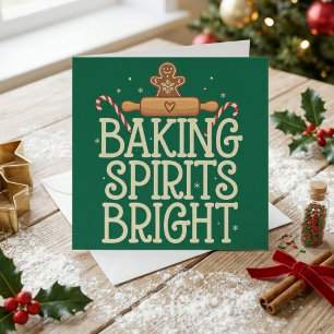 Cartes Pour Fêtes Annuelles Illuminer les esprits joyeux Noël drôle Xmas Boula