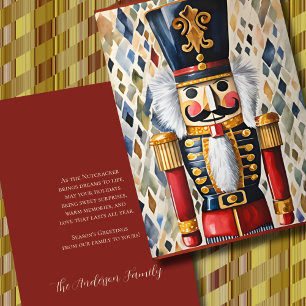 Cartes Pour Fêtes Annuelles Illustration aquarelle de Noël des Noisettes