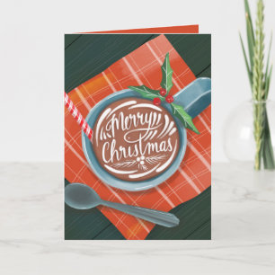Cartes Pour Fêtes Annuelles Illustration classique du cacao Joyer Mug de Noël