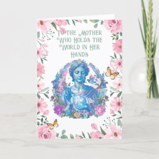 Cartes Pour Fêtes Annuelles Illustration colorée de la Terre Mère