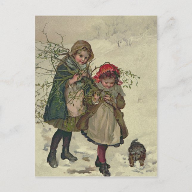Cartes Pour Fêtes Annuelles Illustration de Christmas Tree Fairy, pub. 1886 (Devant)