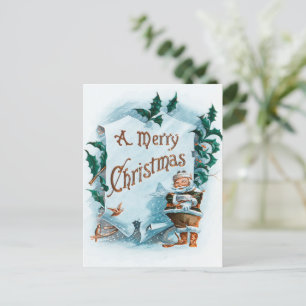Cartes Pour Fêtes Annuelles Illustration de la clause Santa