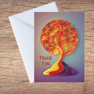 Cartes Pour Fêtes Annuelles Illustration de remerciement de coquillage d'orang