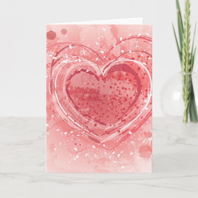 Cartes Pour Fêtes Annuelles Illustration de Saint-Valentin (Devant)