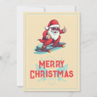 Illustration du dessin du patineur du Père Noël