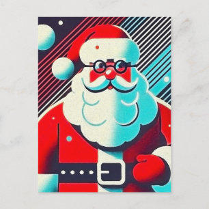 Cartes Pour Fêtes Annuelles Illustration enchanteuse du Père Noël