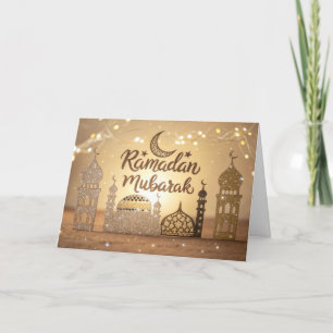 Cartes Pour Fêtes Annuelles Illustration festive élégante inspirée du Ramadan