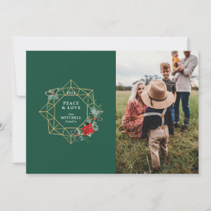 Cartes Pour Fêtes Annuelles Illustration géométrique de la couronne Famille de