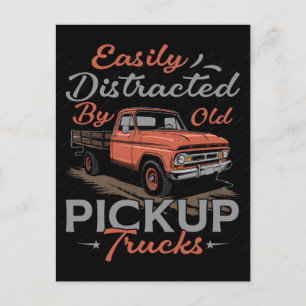 Cartes Pour Fêtes Annuelles Illustration vectorielle d'un vieux camion pickup