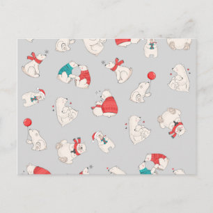 Cartes Pour Fêtes Annuelles Illustrations de Noël de Noël de l'ours polaire