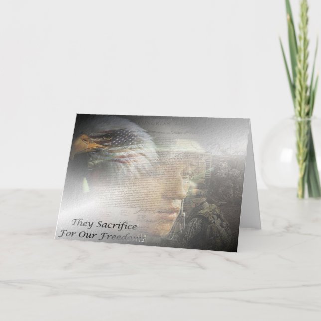 Cartes Pour Fêtes Annuelles Ils Sacrifient (Devant)
