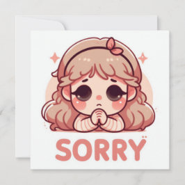 Cartes Pour Fêtes Annuelles I'm Sorry 