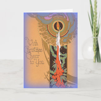 Cartes Pour Fêtes Annuelles Image Art déco illuminant Noël