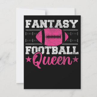 Cartes Pour Fêtes Annuelles Imaginaire Football Queen Funny Jour Imaginaire ca