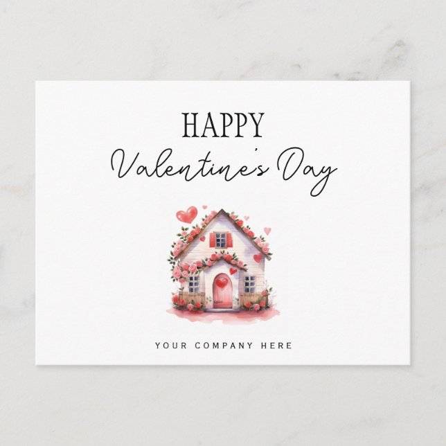 Cartes Pour Fêtes Annuelles Immobilier Saint Valentin Agriculture (Devant)