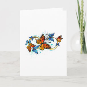 Cartes Pour Fêtes Annuelles Infini de papillons monarques