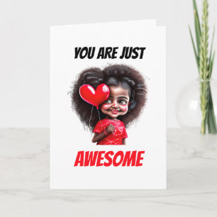 Cartes Pour Fêtes Annuelles Inidan la Saint-Valentin, tu es génial bff
