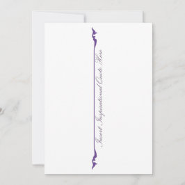 Cartes Pour Fêtes Annuelles Insérer un devis inspirant ici - violet