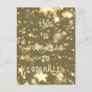Cartes Pour Fêtes Annuelles Inspirer cette année est votre année pour étincele