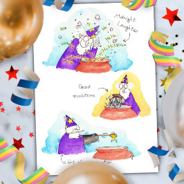 Cartes Pour Fêtes Annuelles Instructions pour une potion de bonne année