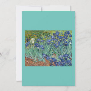 Cartes Pour Fêtes Annuelles Irises par Van Gogh