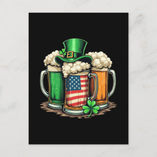 Cartes Pour Fêtes Annuelles Irish Beer Irlande Jour de la Saint Patrick Boisso
