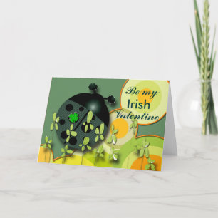 Cartes Pour Fêtes Annuelles Irlandais Valentine