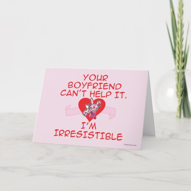Cartes Pour Fêtes Annuelles Irrésistible (Devant)