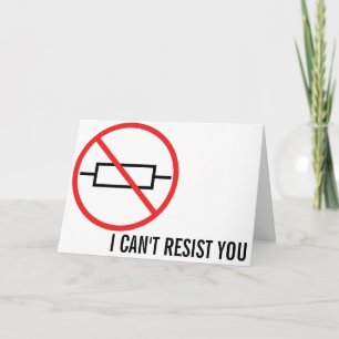 Cartes Pour Fêtes Annuelles irrésistible romantique drôle valentine nerdy