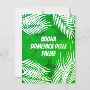 Cartes Pour Fêtes Annuelles Italien Buona Domenica delle Palme Palm dimanche