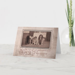 Cartes Pour Fêtes Annuelles It's Father, Exaimed Wendy