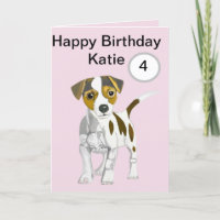 Jack Russell Terrier Chiot Jeune Filles Editable A