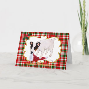 Cartes Pour Fêtes Annuelles Jack Russell Terrier Christmas Card