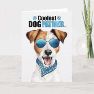Cartes Pour Fêtes Annuelles Jack Russell Terrier Coolest Papa Fête des pères