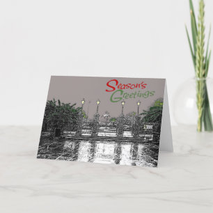 Cartes Pour Fêtes Annuelles Jackson Square Saison Bienvenue Deux